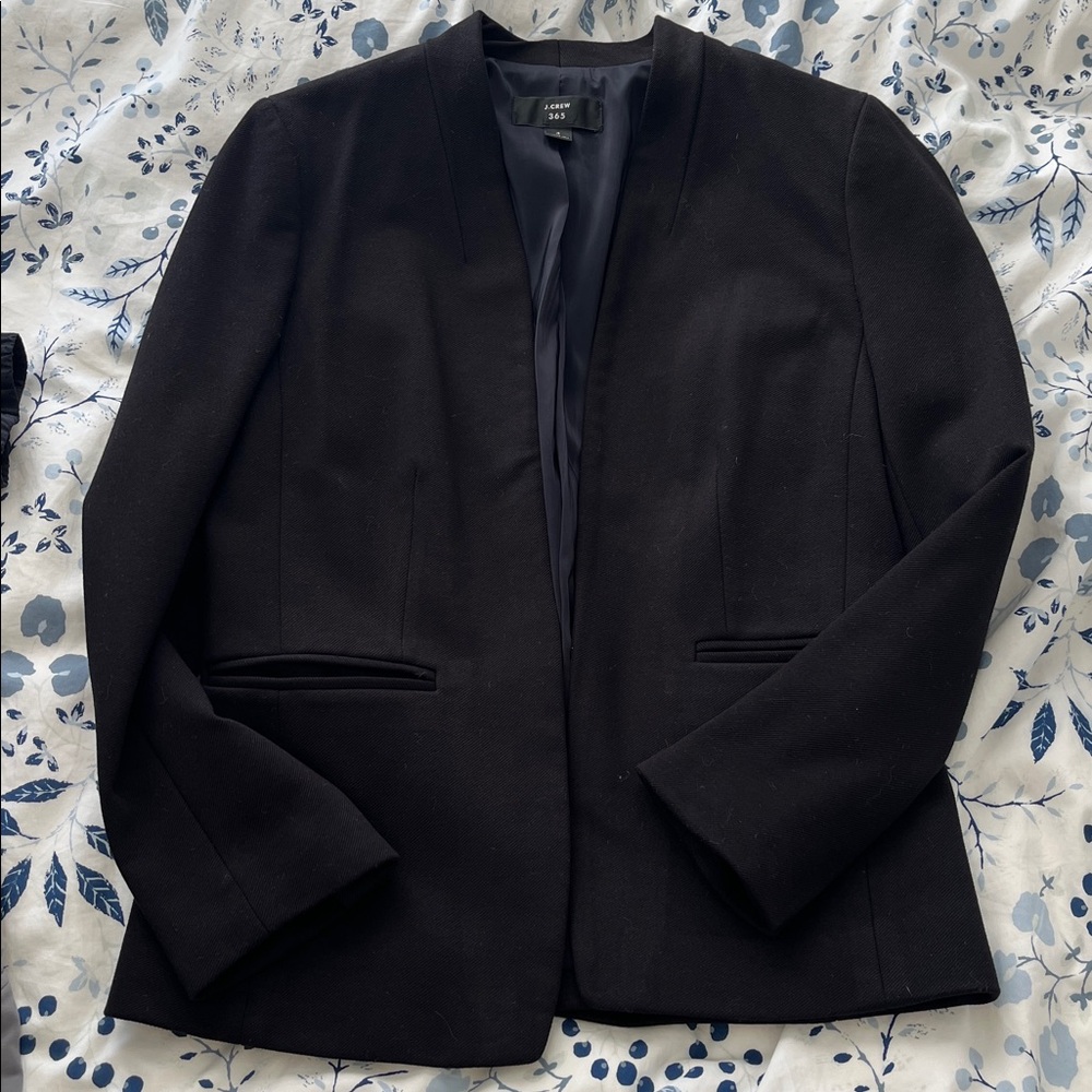 J Crew Classic Black Blazer